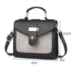 Winter Style Shoulder Bag with Metal Buckle Design, Light