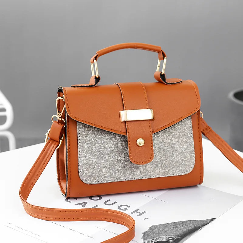 Winter Style Shoulder Bag with Metal Buckle Design, Light