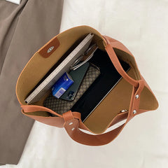 Women's Large-capacity Tote Bucket Bag