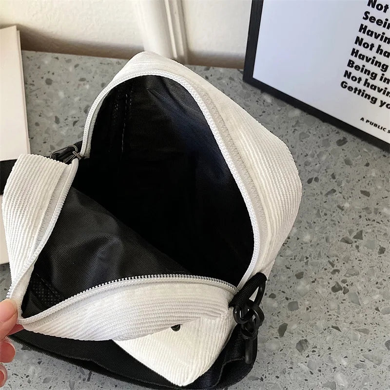 Women's Velvet Square Bag One-shoulder Messenger