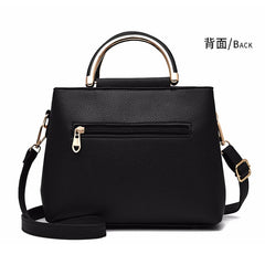 Women's Applique Plush Pendant Shoulder Tote Bag
