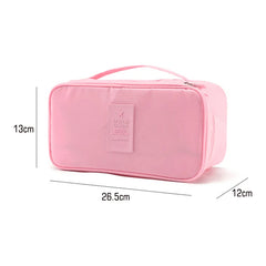 Women Portable Storage Bag Underwear Bra Organizer Makeup Pouch