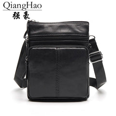 QiangHao Leather Messenger Bag for Rugged Portfolio