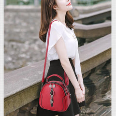QiaoSanSan Women's Handbags Winter Ladies Shoulder Bags Pendant Messenger