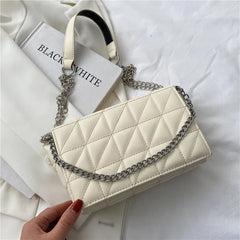 Qiaoduo Plaid Crossbody Bag Chain Strap Shoulder Bag Handbags Purses