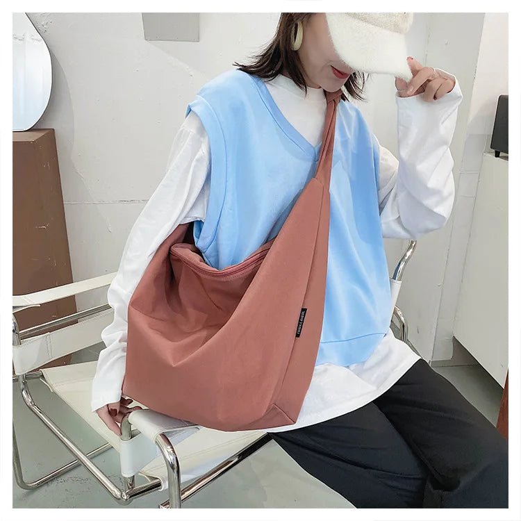 Qiaoduo Canvas Totes Bags Casual Women Handbags Shoulder Messenger Bag