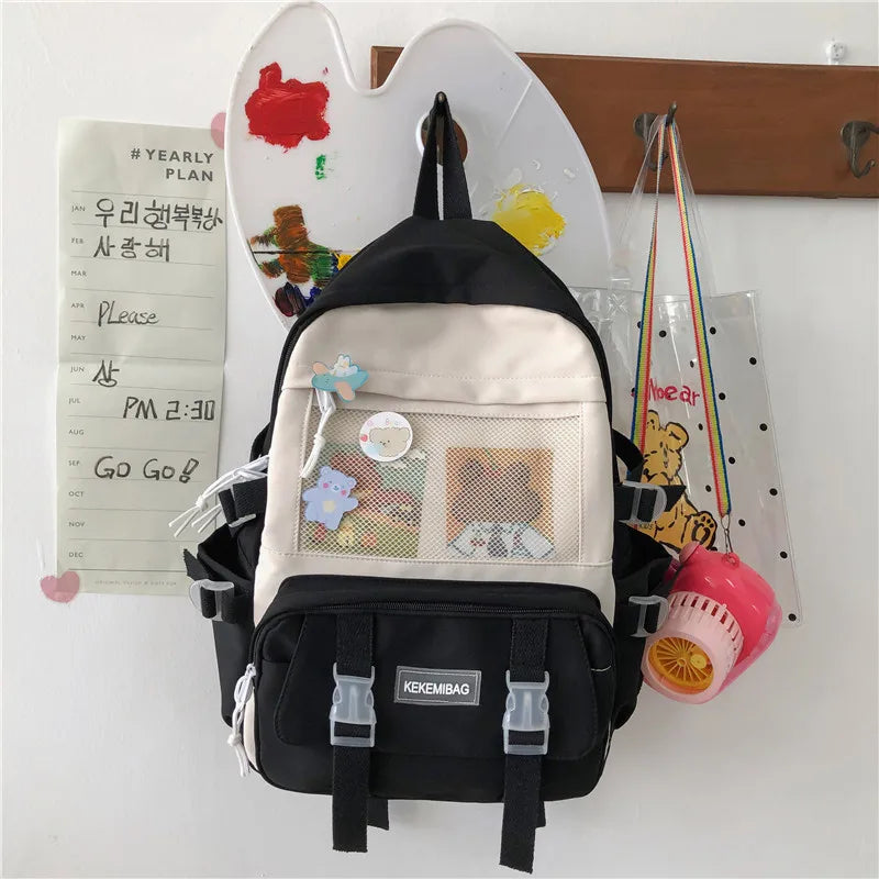 Qiaoduo Girls Backpack Women Large Capacity School Bags for Teens Female