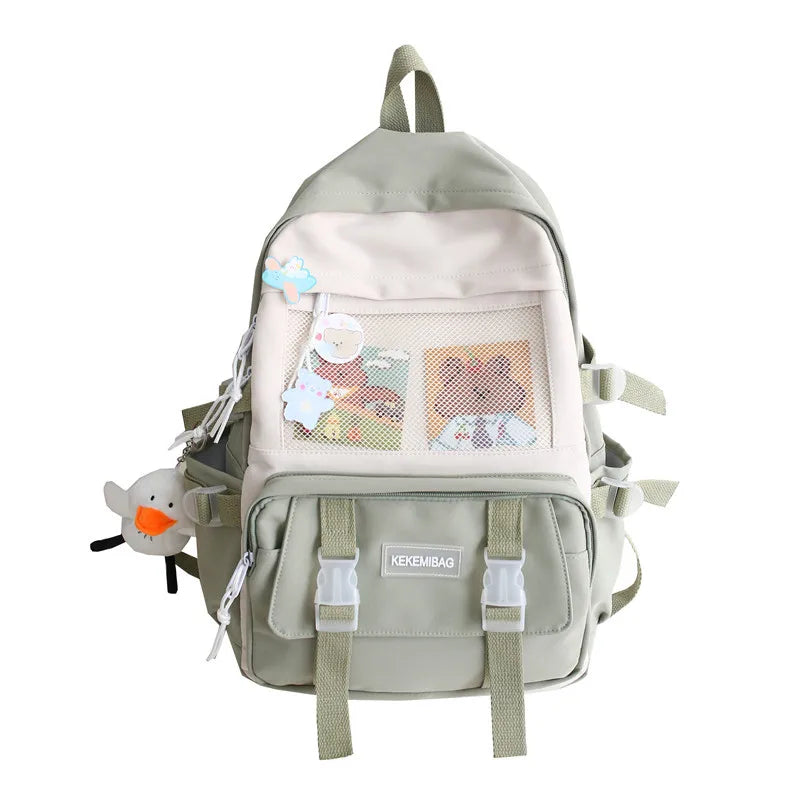 Qiaoduo Girls Backpack Women Large Capacity School Bags for Teens Female