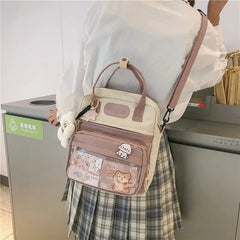 Qiaoduo Mini Backpacks Women Casual Waterproof Nylon Small Shoulder Bags