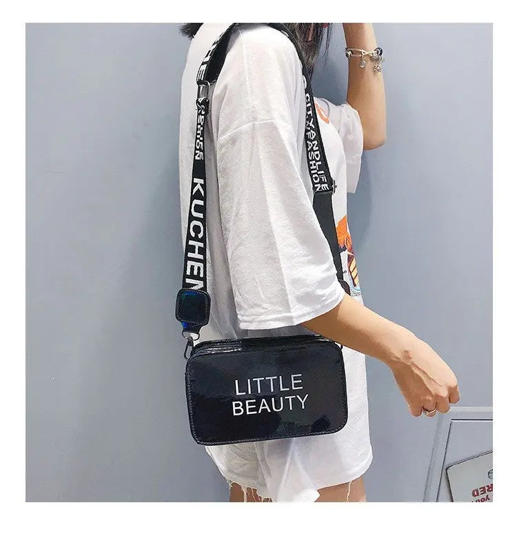 Qiaoduo Mini Women Laser Crossbody Bag PVC Jelly Small Shoulder Bag