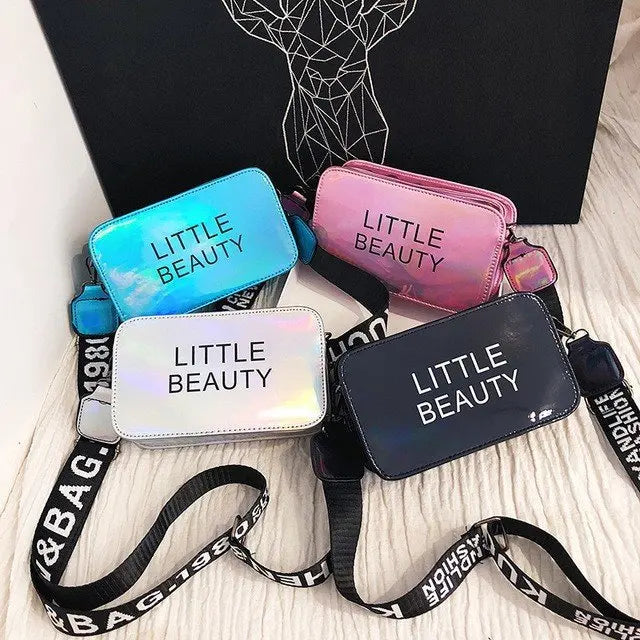Qiaoduo Mini Women Laser Crossbody Bag PVC Jelly Small Shoulder Bag