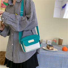 Qiaoduo Small Bag Women Summer Style Canvas Bag Girls Casual Square Bag