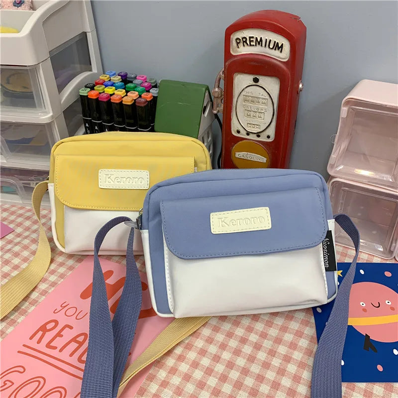 Qiaoduo Small Bag Women Summer Style Canvas Bag Girls Casual Square Bag