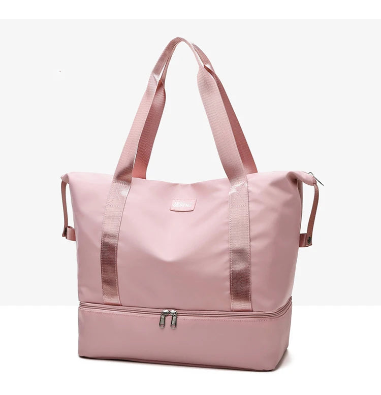 Qiaoduo Travel Bag Women Tote Handbag Waterproof Shoulder Bag