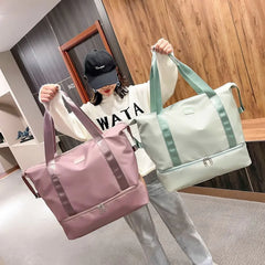 Qiaoduo Travel Bag Women Tote Handbag Waterproof Shoulder Bag