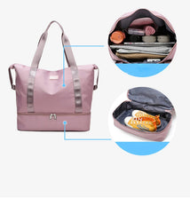 Qiaoduo Travel Bag Women Tote Handbag Waterproof Shoulder Bag