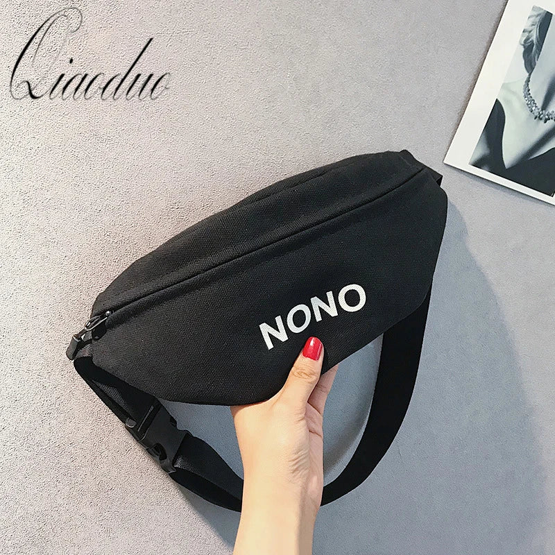 Qiaoduo Waist Bag Fanny Pack Women Belt Bags girl Chest Packs Banana Bags