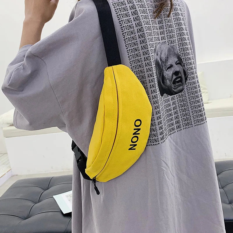 Qiaoduo Waist Bag Fanny Pack Women Belt Bags girl Chest Packs Banana Bags