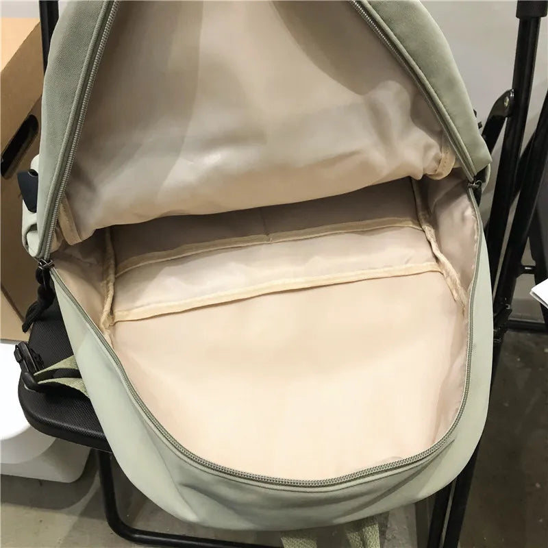 Qiaoduo Waterproof Nylon Women Backpack for Teenage Girl