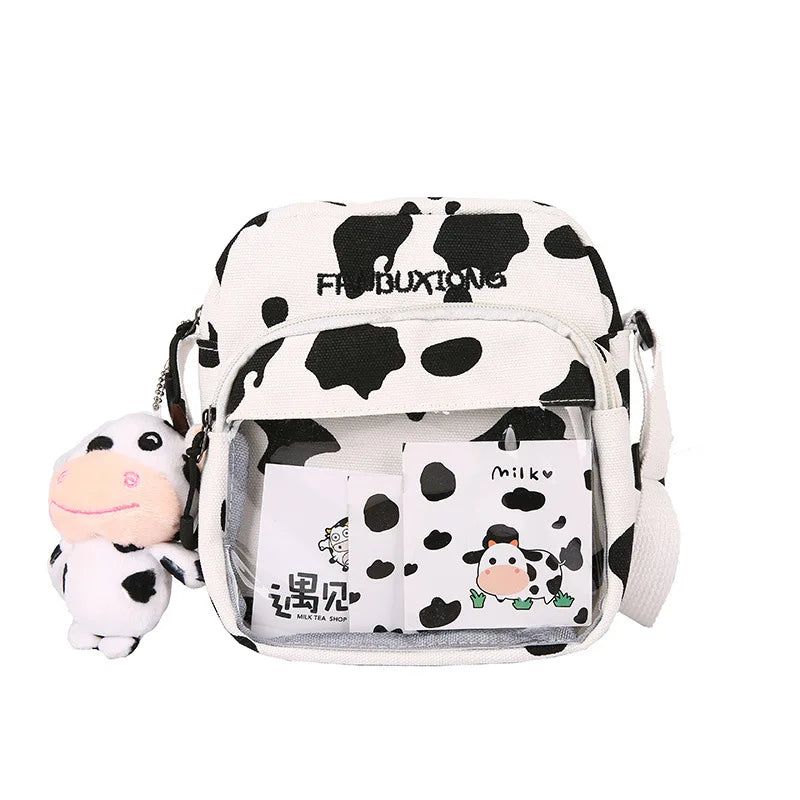 Canvas Crossbody Bags for Women Handbags Shoulder Messenger Mini Purse