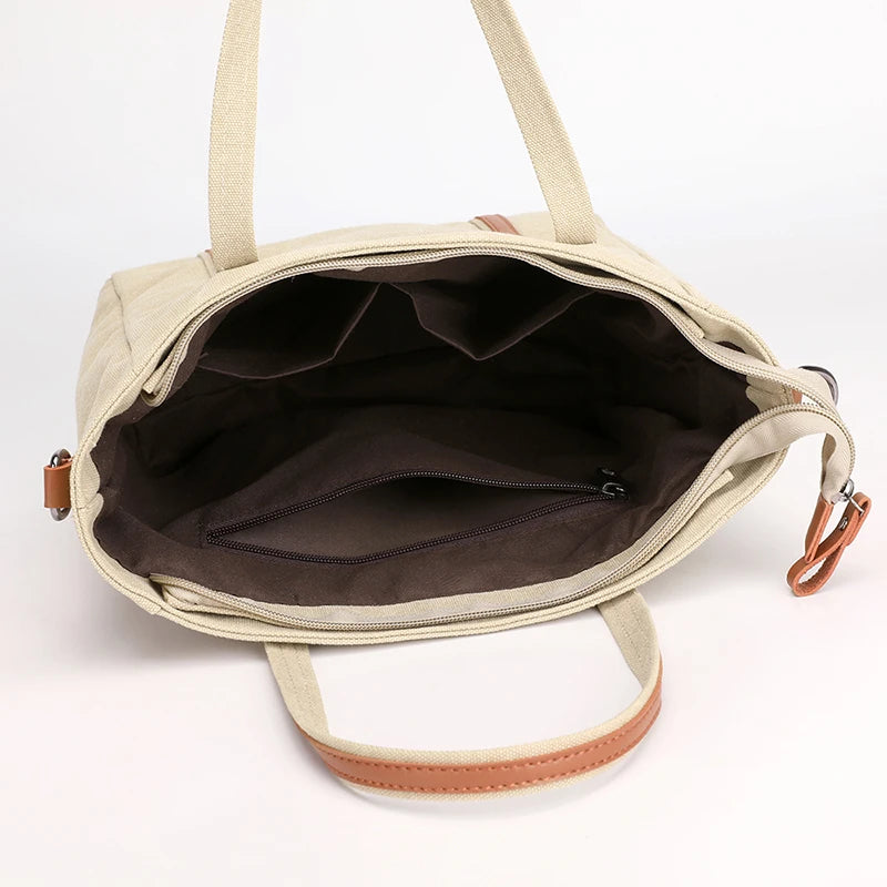 Casual Canvas Shoulder Bags Women Vintage Crossbody Messenger Bags