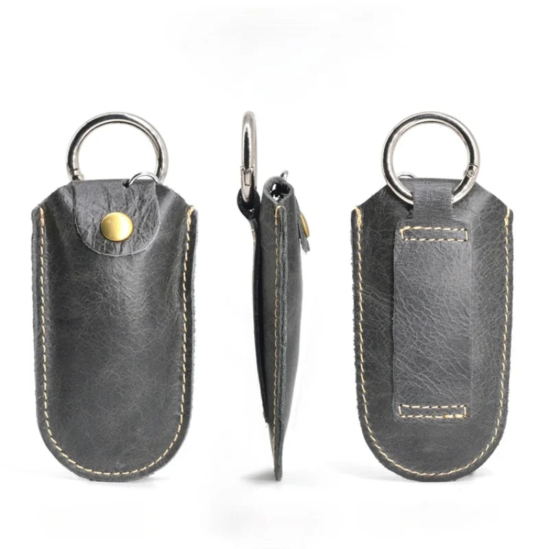 Cow Leather Key Chain for Car Keys Wallet Keys Pouch