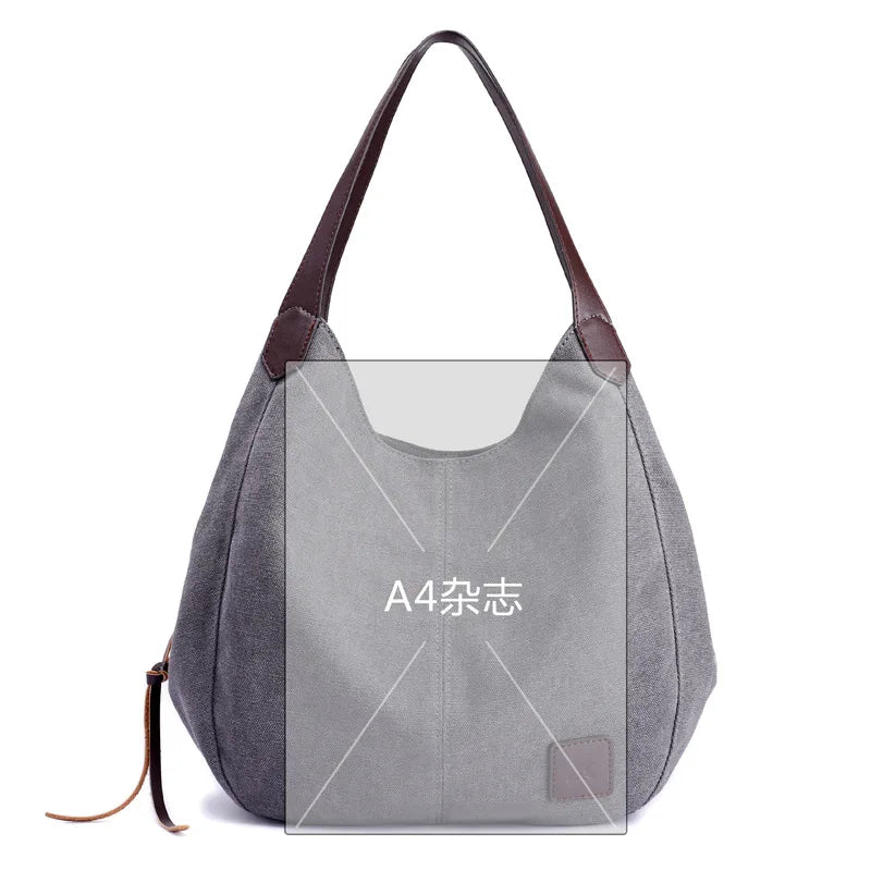 Women's Canvas Tote Bag Modern Handbag