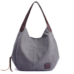 Women's Canvas Tote Bag Girl Leisure Handbag