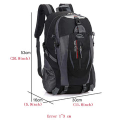 Nylon Waterproof Travel Backpacks Men Climbing Travel Bags Hiking
