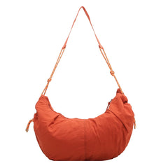 Nylon Shoulder Bag Dumpling Tote Female Crossbody High Capacity Handbag