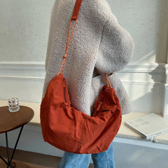 Nylon Shoulder Bag Dumpling Tote Female Crossbody High Capacity Handbag