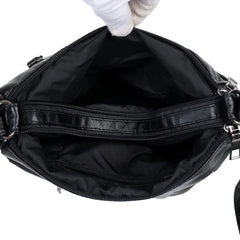 PU Leather Messenger Bag Women Large Shoulder Purse Handbag