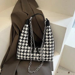 PU Leather Underarm Pack Woman Handbag Female Shoulder Bag