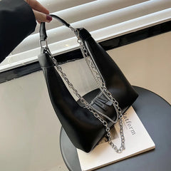 PU Leather Underarm Pack Woman Handbag Female Shoulder Bag