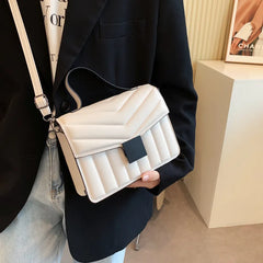 Solid Leather Women's Bag Crossbody Shoulder Bags For Ladies Handbag Purse