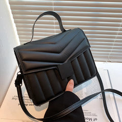 Solid Leather Women's Bag Crossbody Shoulder Bags For Ladies Handbag Purse