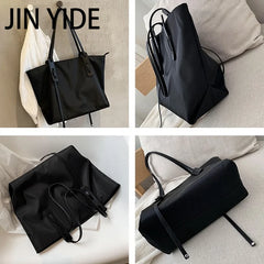 Oxford Cloth Shoulder Bag For Women Large Capacity Travel Tote Bag