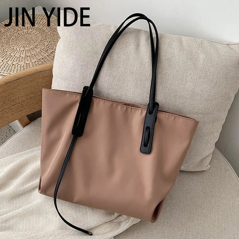 Oxford Cloth Shoulder Bag For Women Large Capacity Travel Tote Bag