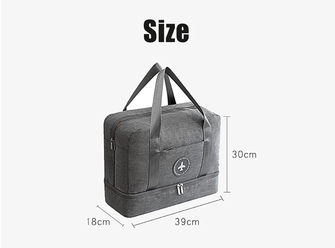 Durable Sports Bag Gym Bag Shoes Storage Fitness Handbag