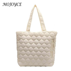 Quilted Underarm Bag Large Capacity Top-handle Bag