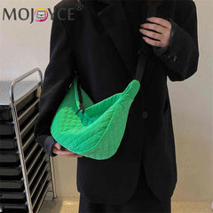 Quilted Crossbody Bag Autumn Winter Nylon Female Portable Adjustable