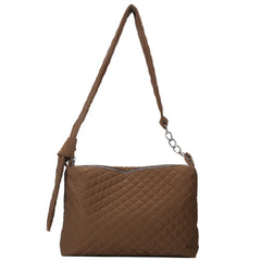Quilted Women Shoulder Bags Nylon Cotton Ladies Handbags