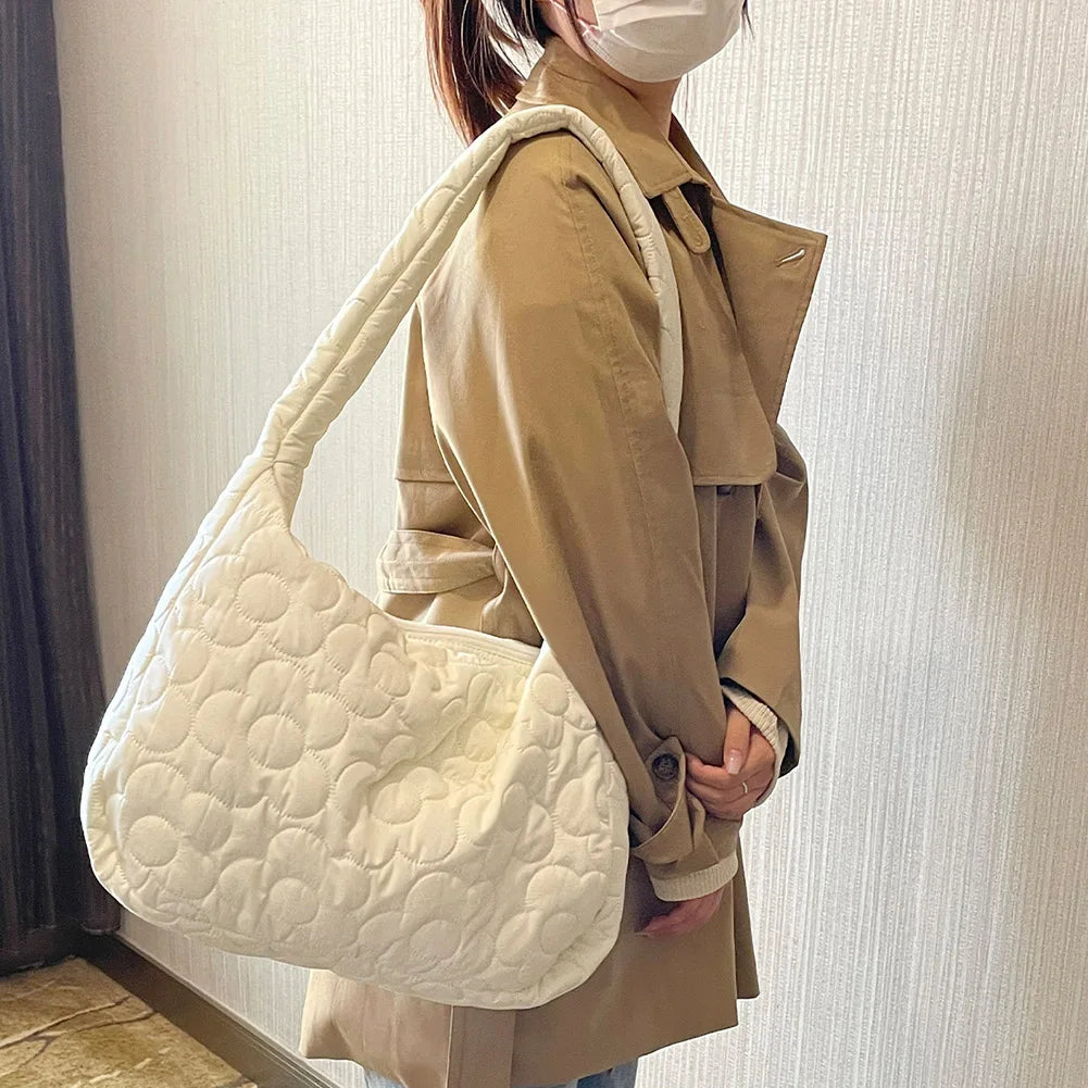 Quilted Women Tote Handbag Shoulder Bags Large Capacity Messenger Bags Lady Bags