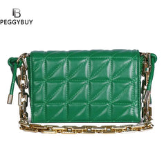 Quilting PU Leather Crossbody Bag for Women Summer Travel Trends Shoulder Bag