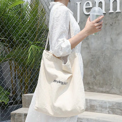 Casual Art Letter Shoulder Bag Printed Crossbody Bags