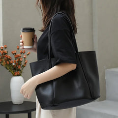 Soft Leather Mother Tote Bag Women's Handbag