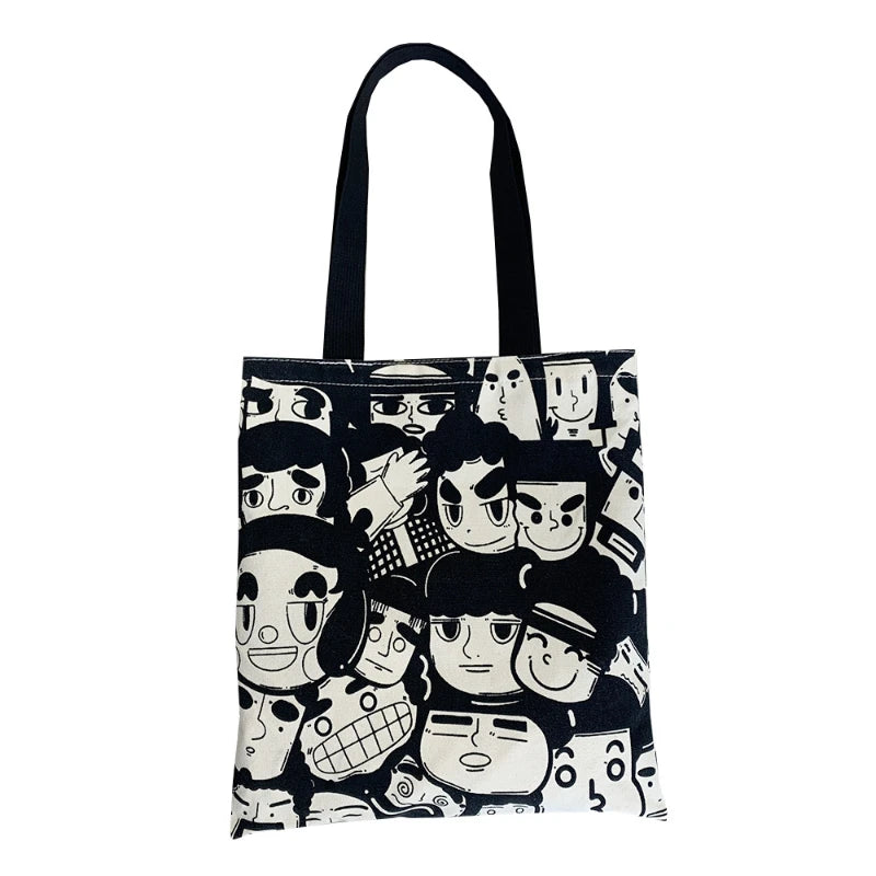 Large Canvas Shoulder Bag for Students