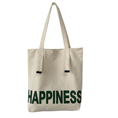 Large Capacity Canvas Shoulder Bag for College Students