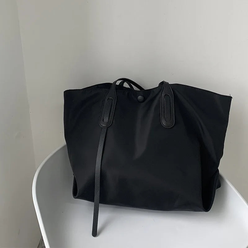 Nylon Women's Shoulder Bag Large Capacity Handbag Casual Tote Bag