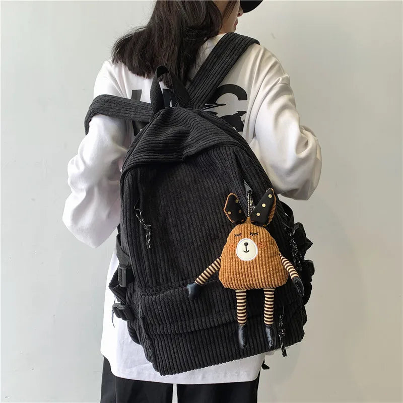 Girls School Backpack College Shoulder Bag